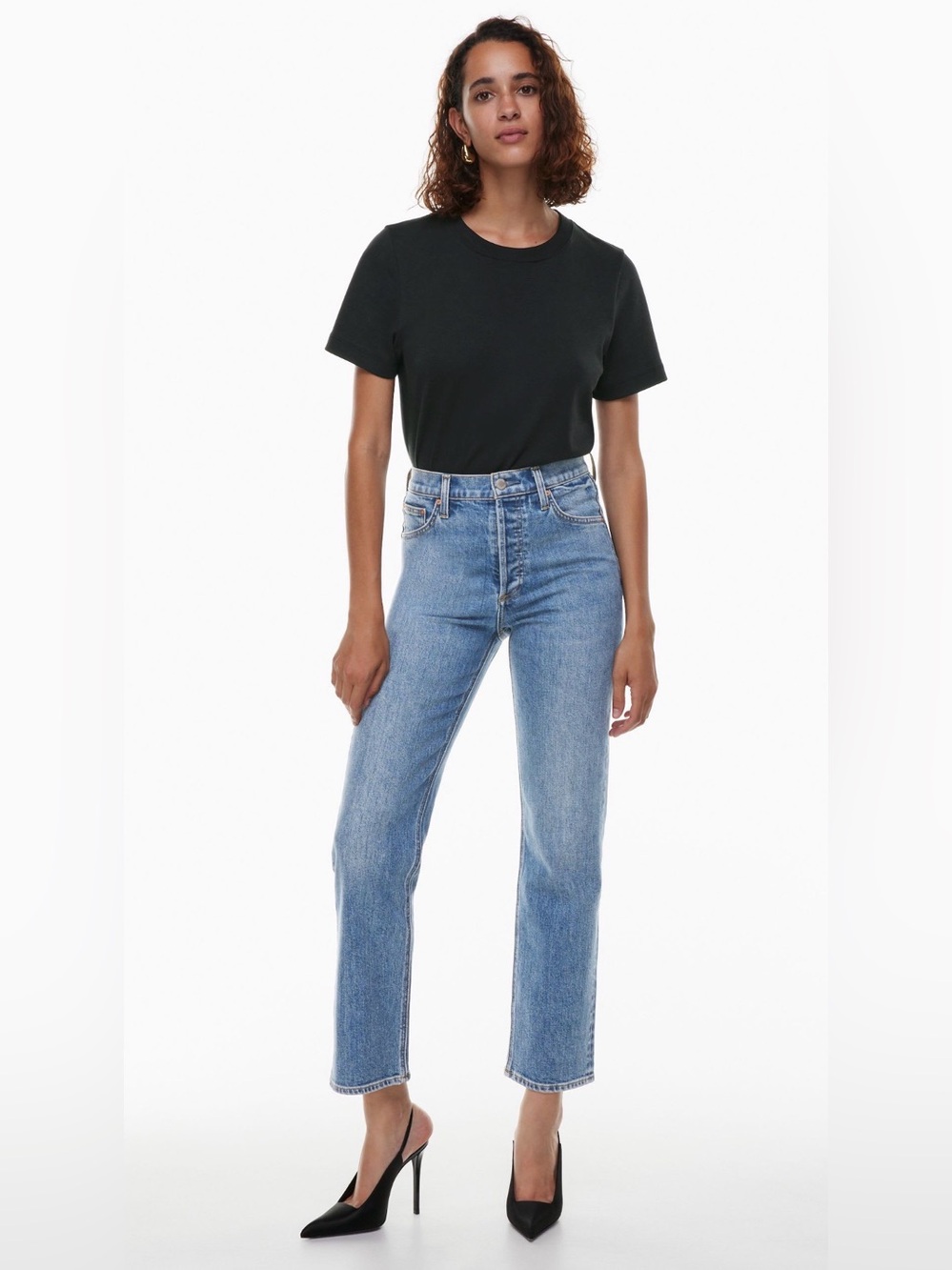 Aritzia Denim Forum Arlo High Rise Straight - 26 - Like New